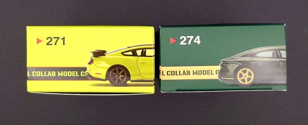 MINI GT Ford Mustang&Porsche Taycan2台セット