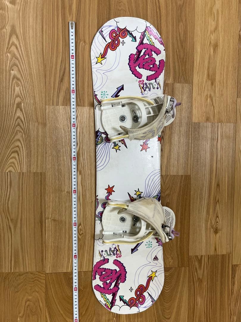 k2 キッズ　スノーボード板　ビンディング　2点セット　ケース付き　90