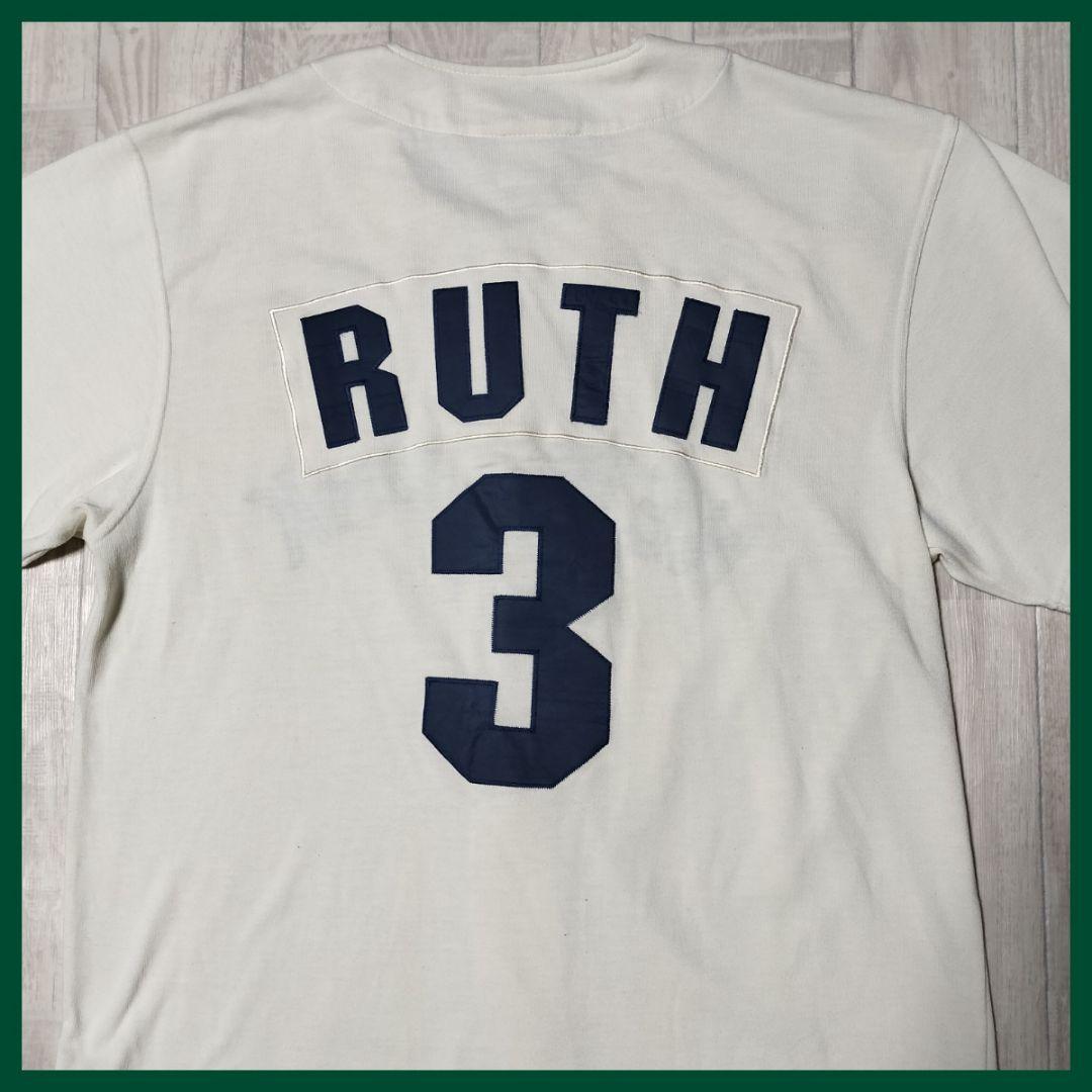 MLB『ニューヨークヤンキース』【ベーブ・ルース】スターター製！ユニフォーム・L