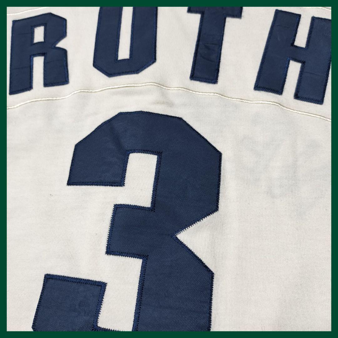 MLB『ニューヨークヤンキース』【ベーブ・ルース】スターター製！ユニフォーム・L