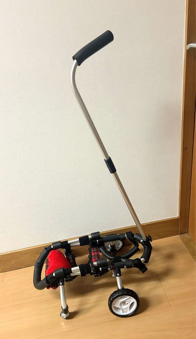 美品♡犬の歩行器＆手押し棒付き