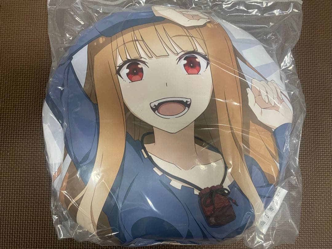 完全受注生産 狼と香辛料 Mios ミオス ホロ ラウンドクッション