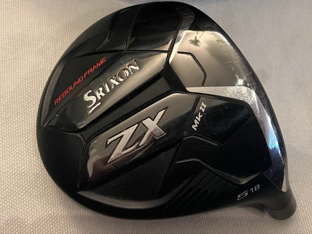 美品　スリクソン ZX Mk Ⅱ 5W 18度 ヘッド&カバー