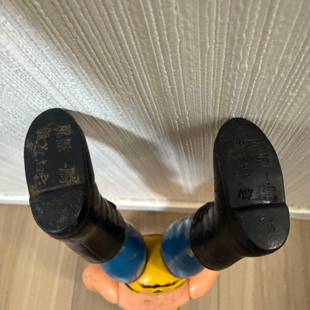 当時物　中嶋製作所　タイガーマスク　ソフビ　面取れ