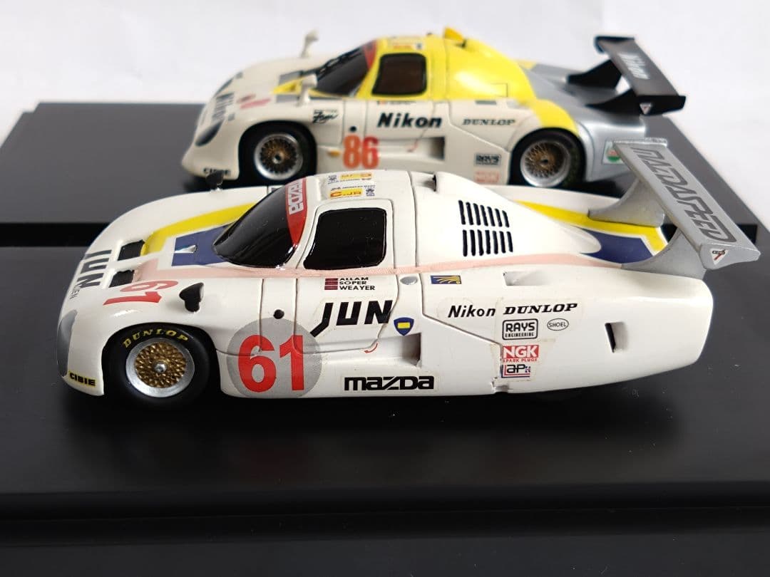 【歴代のルマン車】マツダ 737C86号 & 717C61号車 1/43