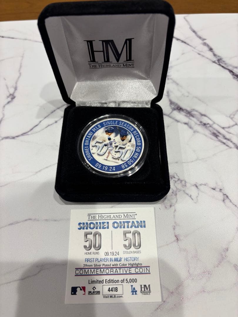 大谷翔平選手 50-50 記念 限定5000枚 ロサンゼルス ドジャース