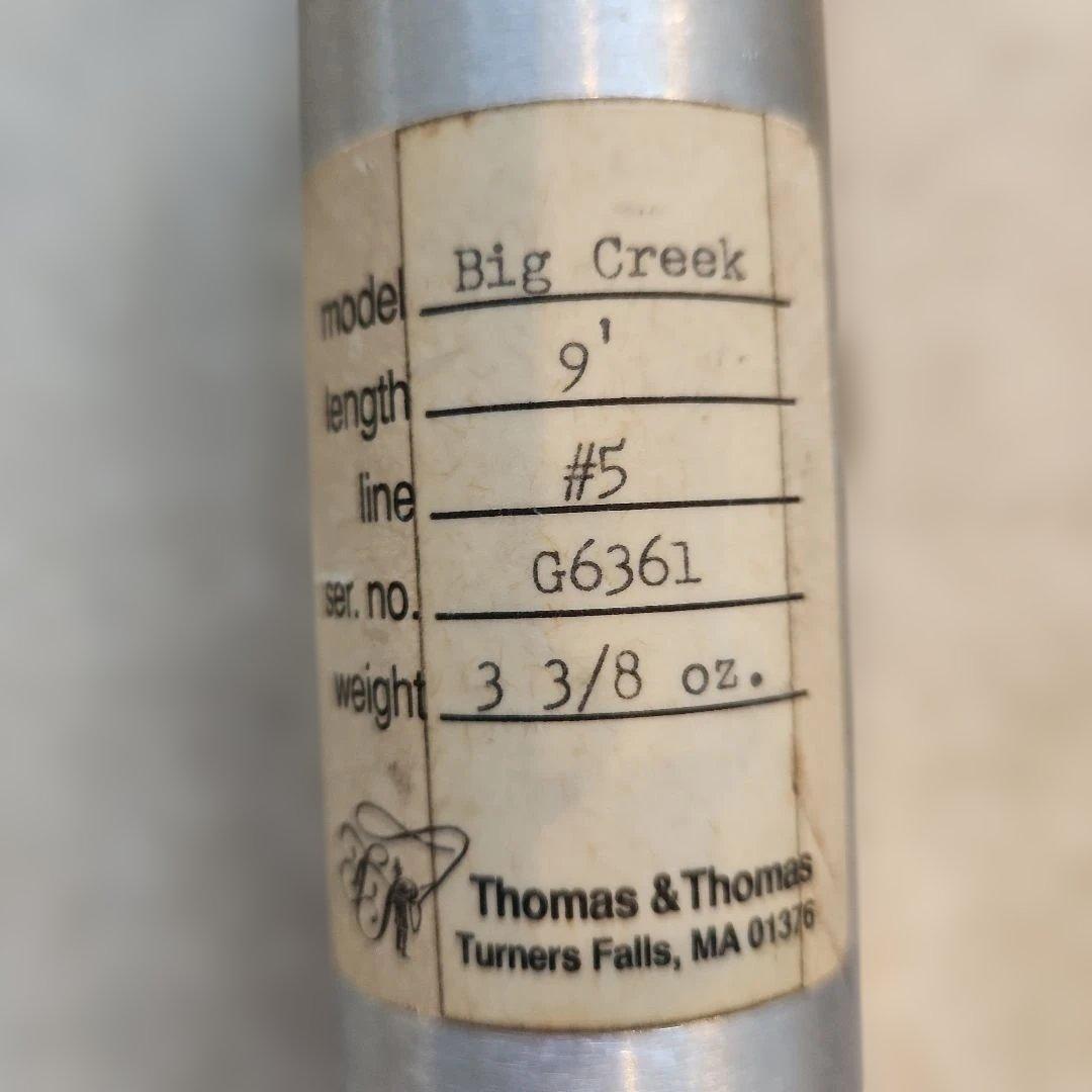 Old Thomas &Thomas 『Big Creek』