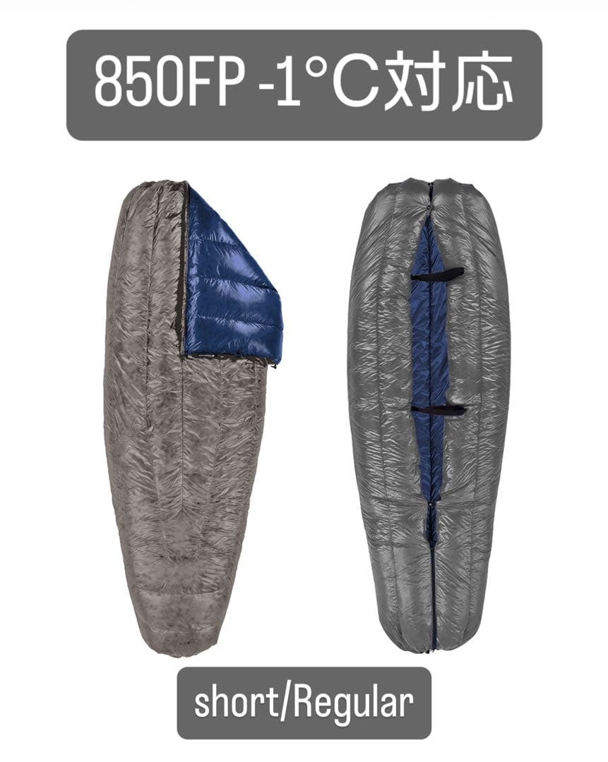 エンライテンドイクイップメント　リベレーション　スリーピングキルト ネイビー