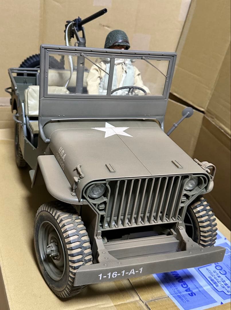 WILLYS JEEP 1/6サイズ　ジープ　フィギュア付き