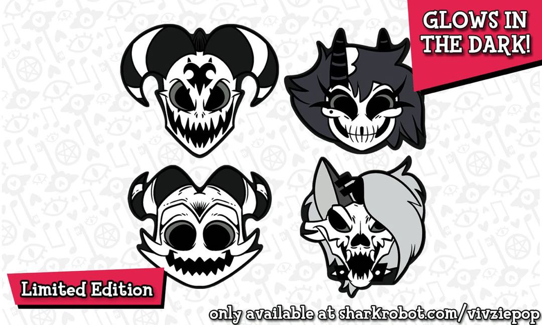 Helluvaboss Skull Inp Pin Set ヘルヴァボス ピンズ