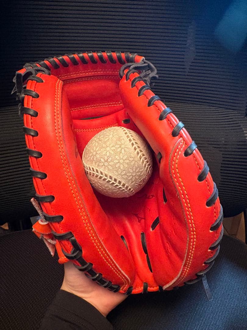 ミズノプロ　軟式キャッチャーミット號　炭谷モデル　袋付き