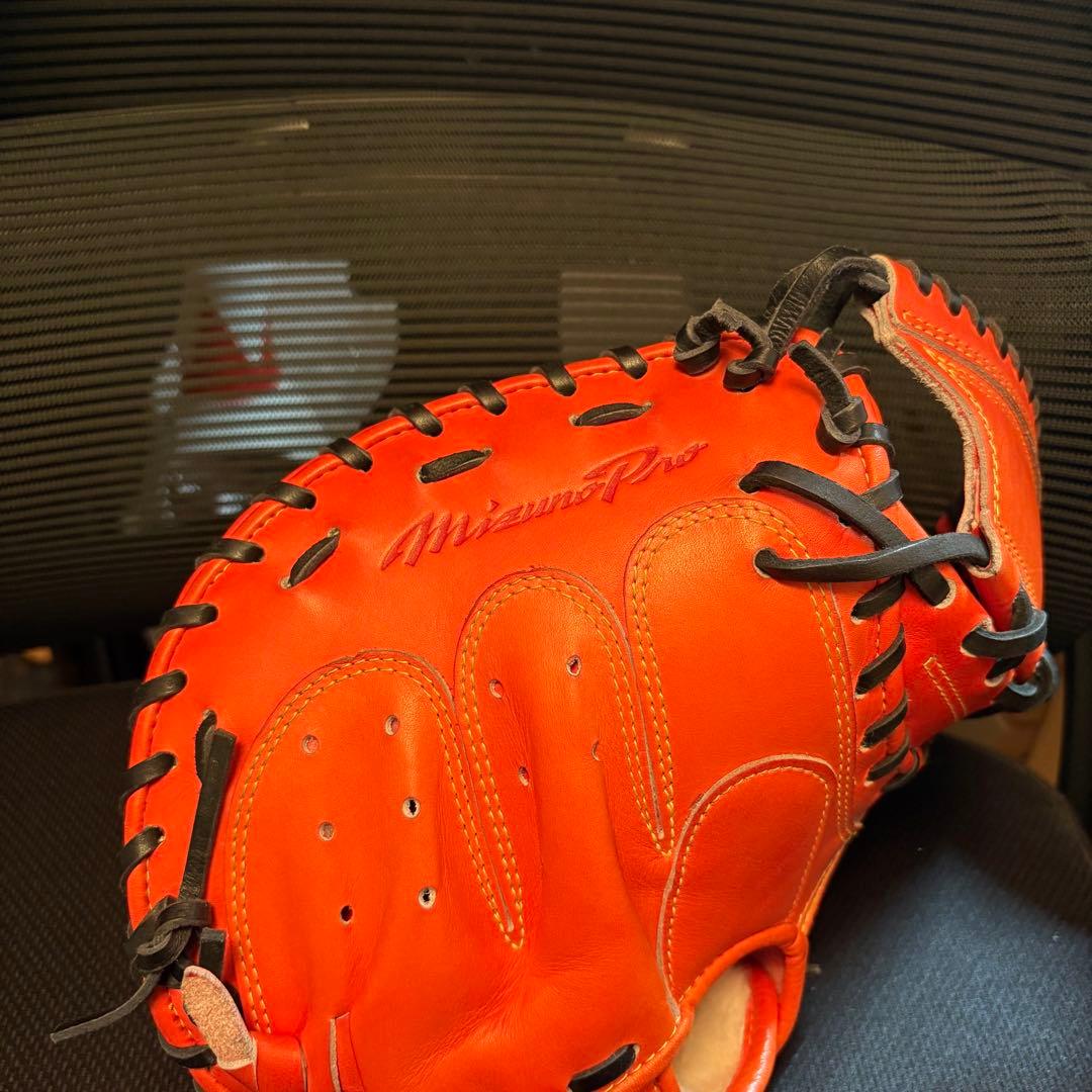 ミズノプロ　軟式キャッチャーミット號　炭谷モデル　袋付き