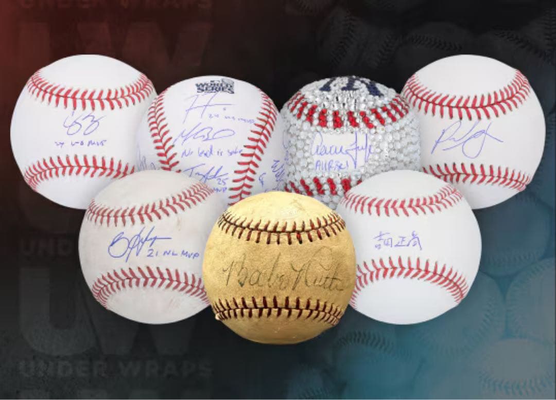 新品未開封 ファナティクス 直筆サイン入りMLBボール「アンダー・ラップス」