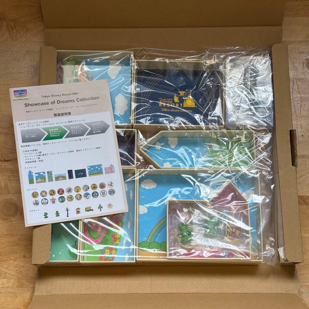ガーランド付き TDR40周年記念 ショーケース オブ ドリームス コレクション
