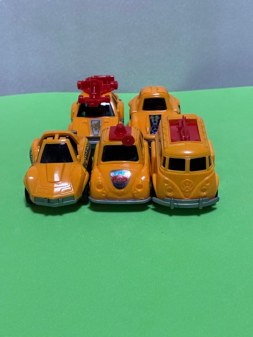 チョロQ、A品番・5台セット・オレンジ色です。