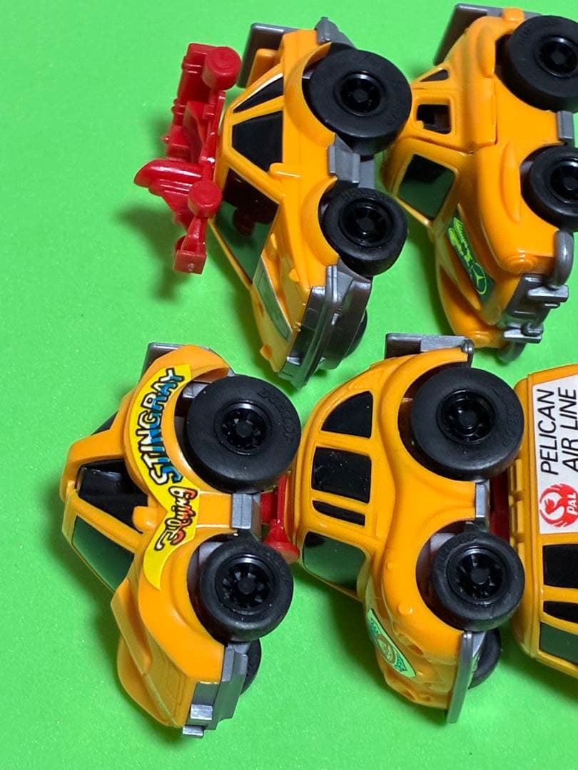 チョロQ、A品番・5台セット・オレンジ色です。