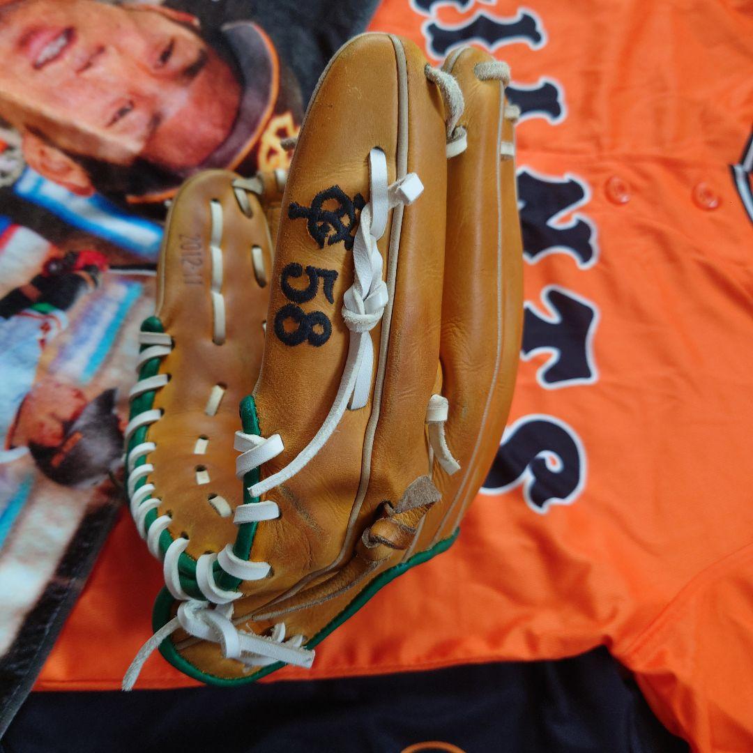 NPBプロ野球 選手支給硬式グローブ　ミズノ