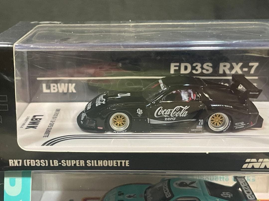 イノモデル 1/64 マツダ RX7 (FD3S) LB-WORKS 2台セット