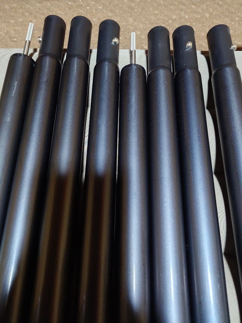 スノーピーク　ウイングポールブラック 280cm×2 TP-001BK