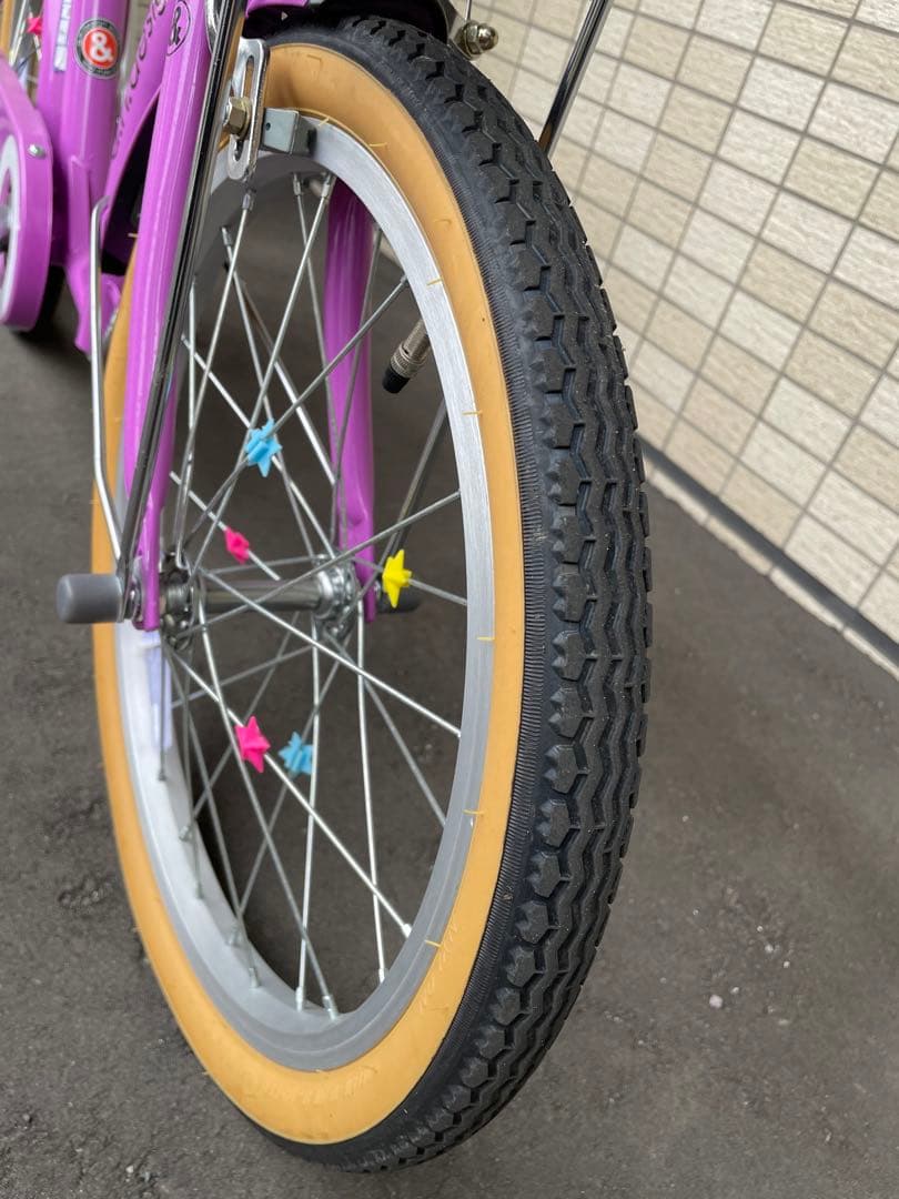子供用自転車 18インチ ピンクパープル【札幌市取りに来られる方限定】