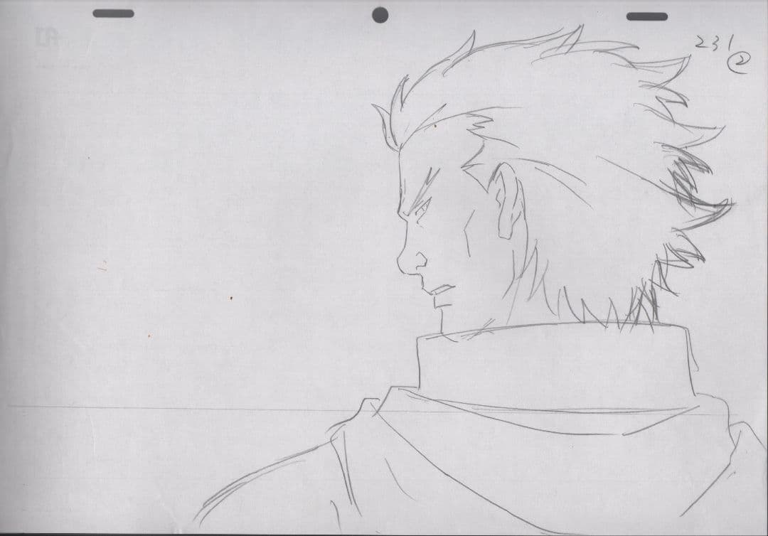 DARKER THAN BLACK 原画 直筆 検索用: セル画 岡村天斎