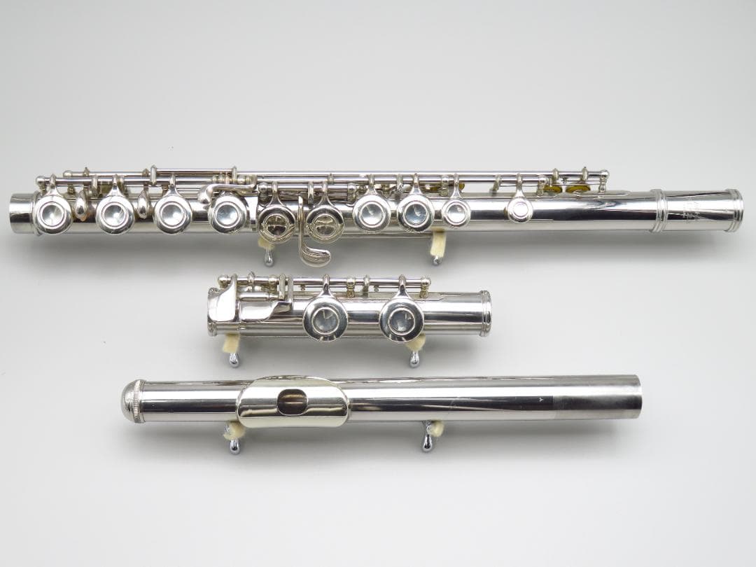 全タンポ＆ヘッド・コルク交換済　フルート　Nikkan　FL-23　Eメカ付き