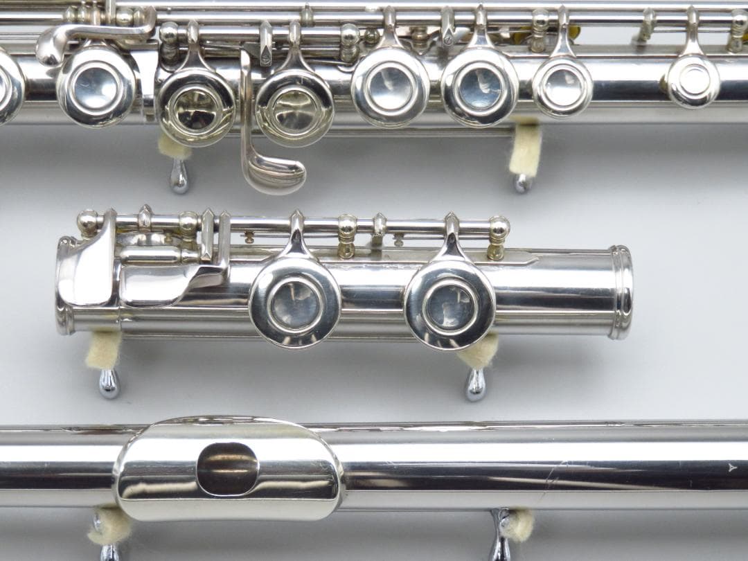 全タンポ＆ヘッド・コルク交換済　フルート　Nikkan　FL-23　Eメカ付き