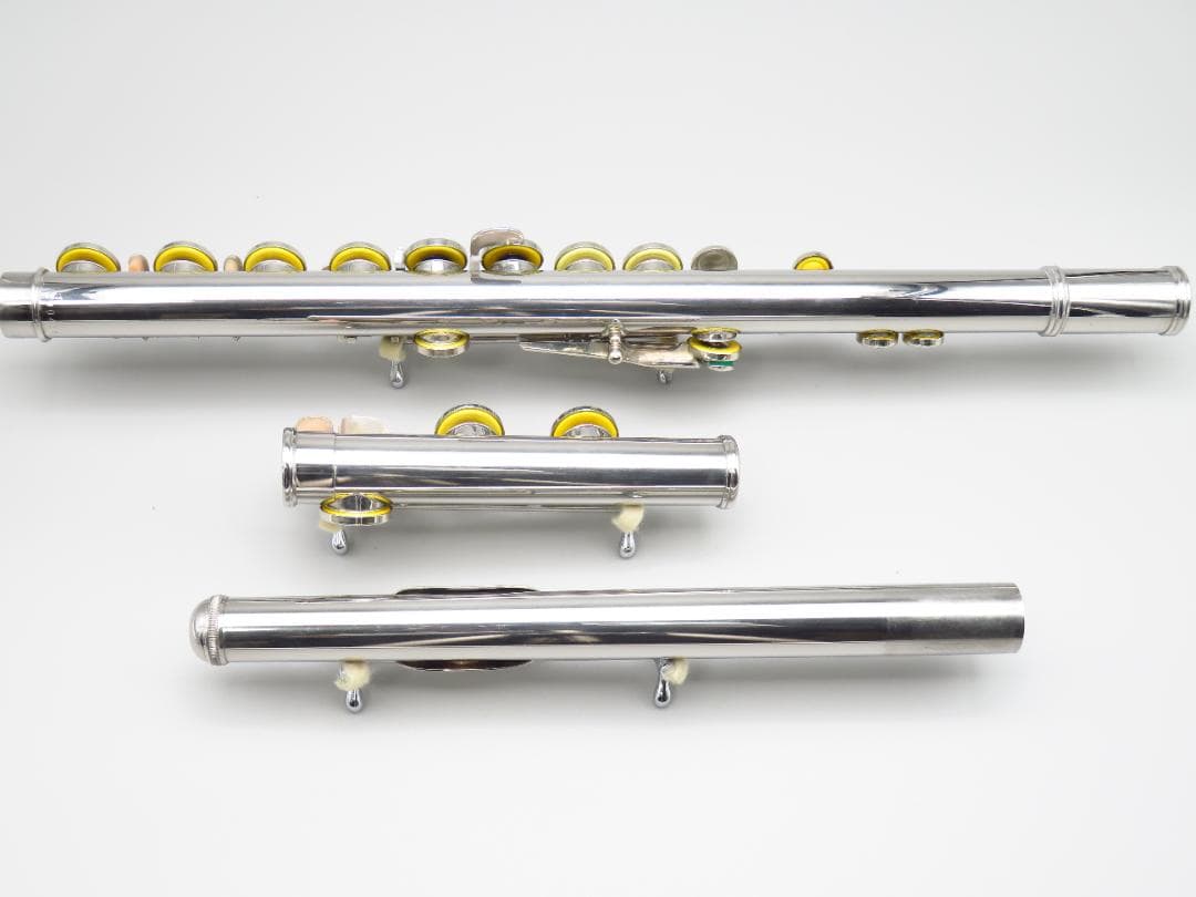 全タンポ＆ヘッド・コルク交換済　フルート　Nikkan　FL-23　Eメカ付き
