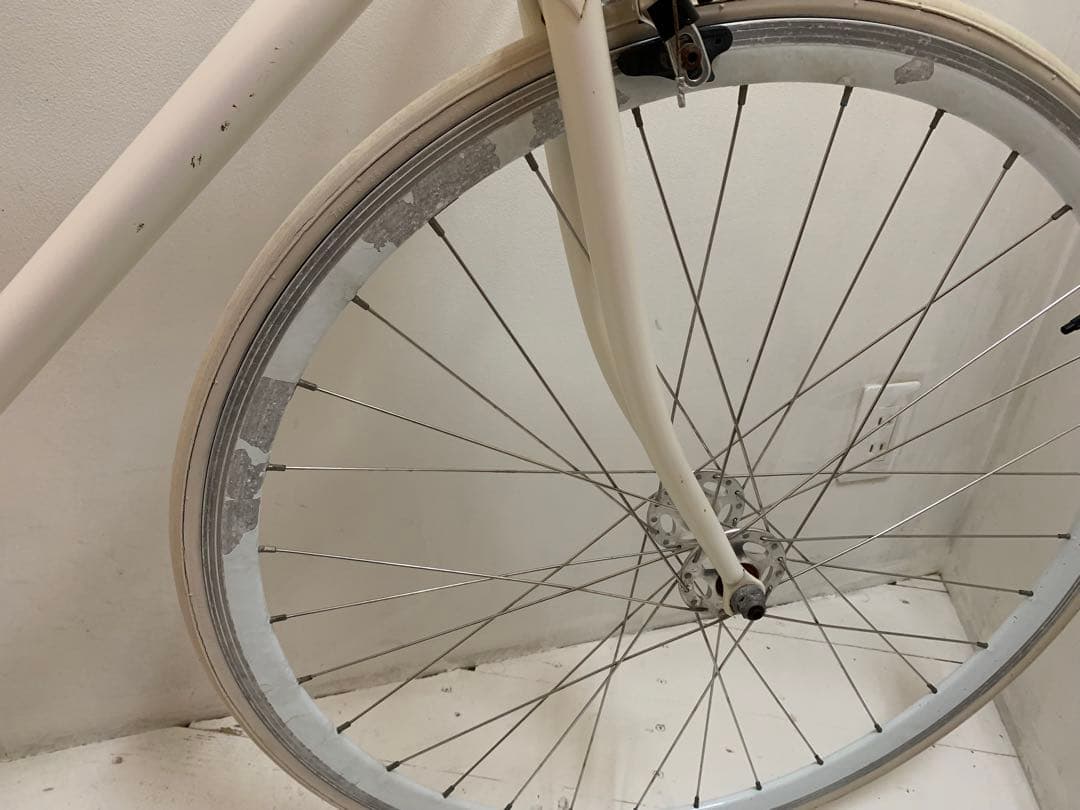 FUJI FEATHER フジ フェザー ピストバイク オーロラホワイト 54