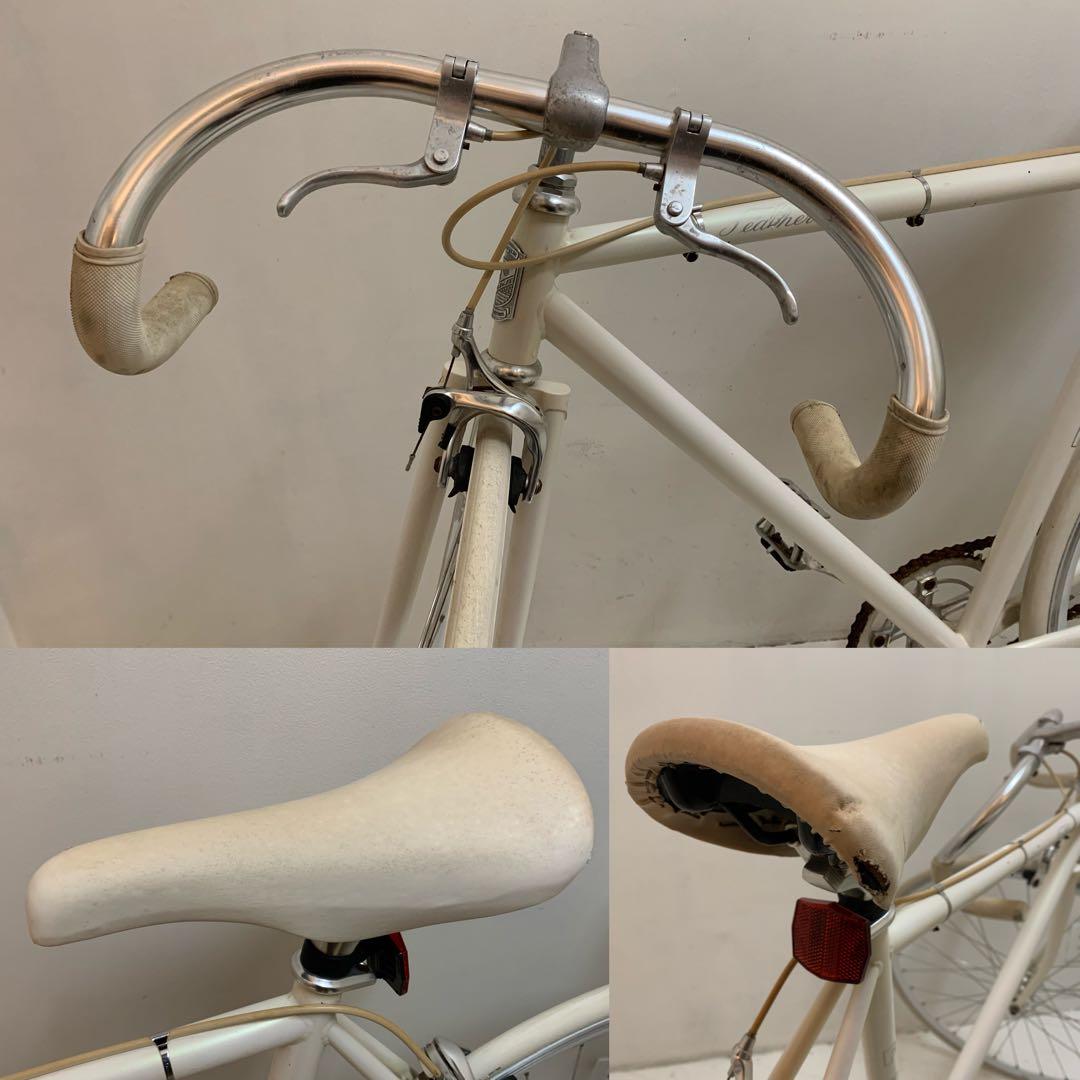 FUJI FEATHER フジ フェザー ピストバイク オーロラホワイト 54