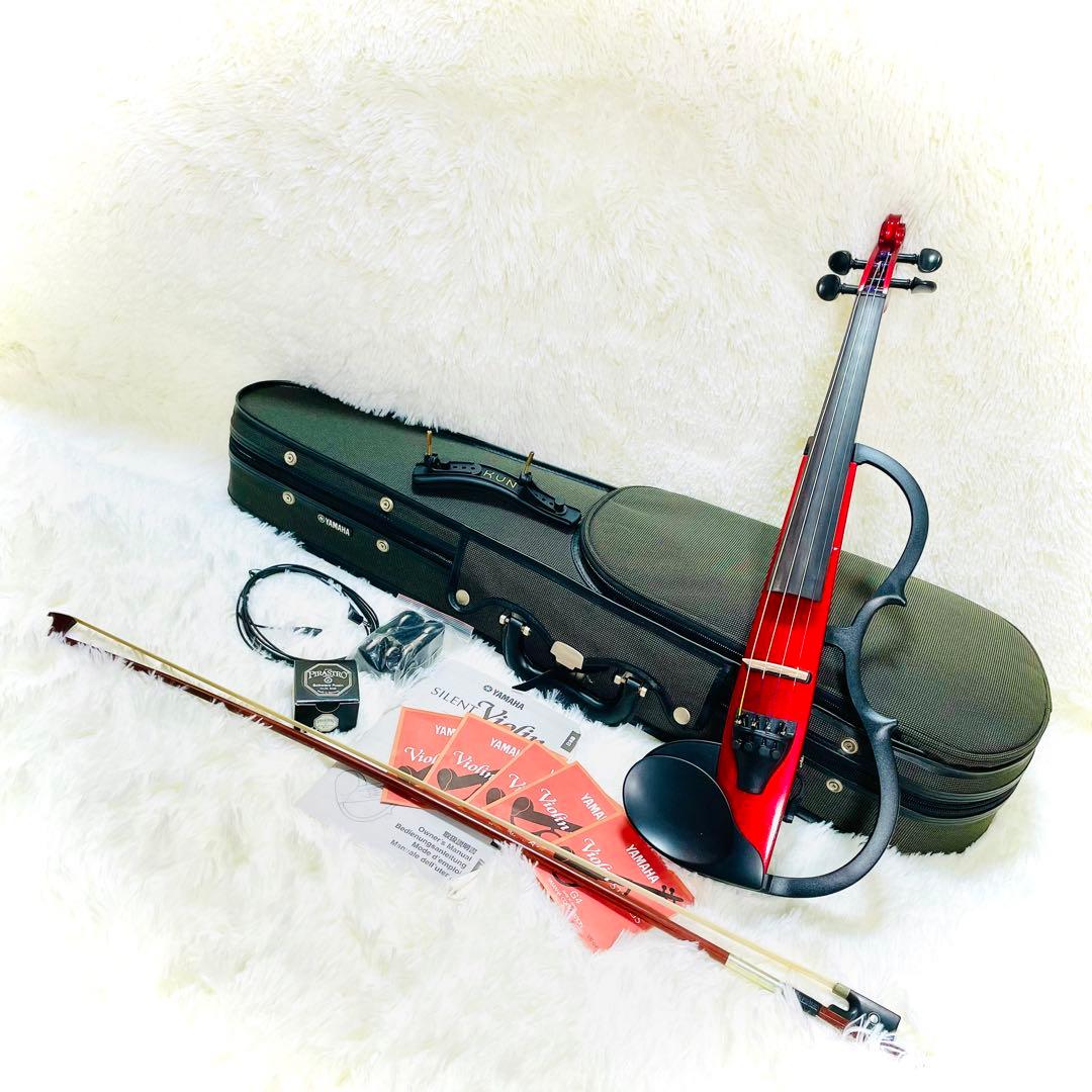 超美品　交換用弦付き　YAMAHA SV-120 サイレントバイオリン　ヤマハ