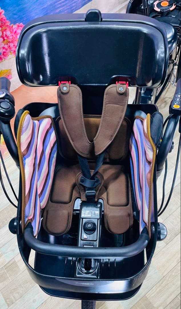 パナソニックギュット⭐️12AH！子供乗せ電動アシスト自転車Y2628