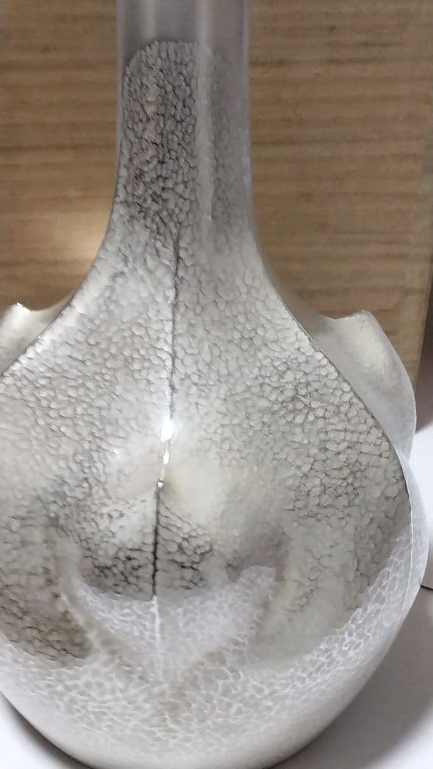 有名 彫刻家 遠藤 兆映作 純銀 花瓶