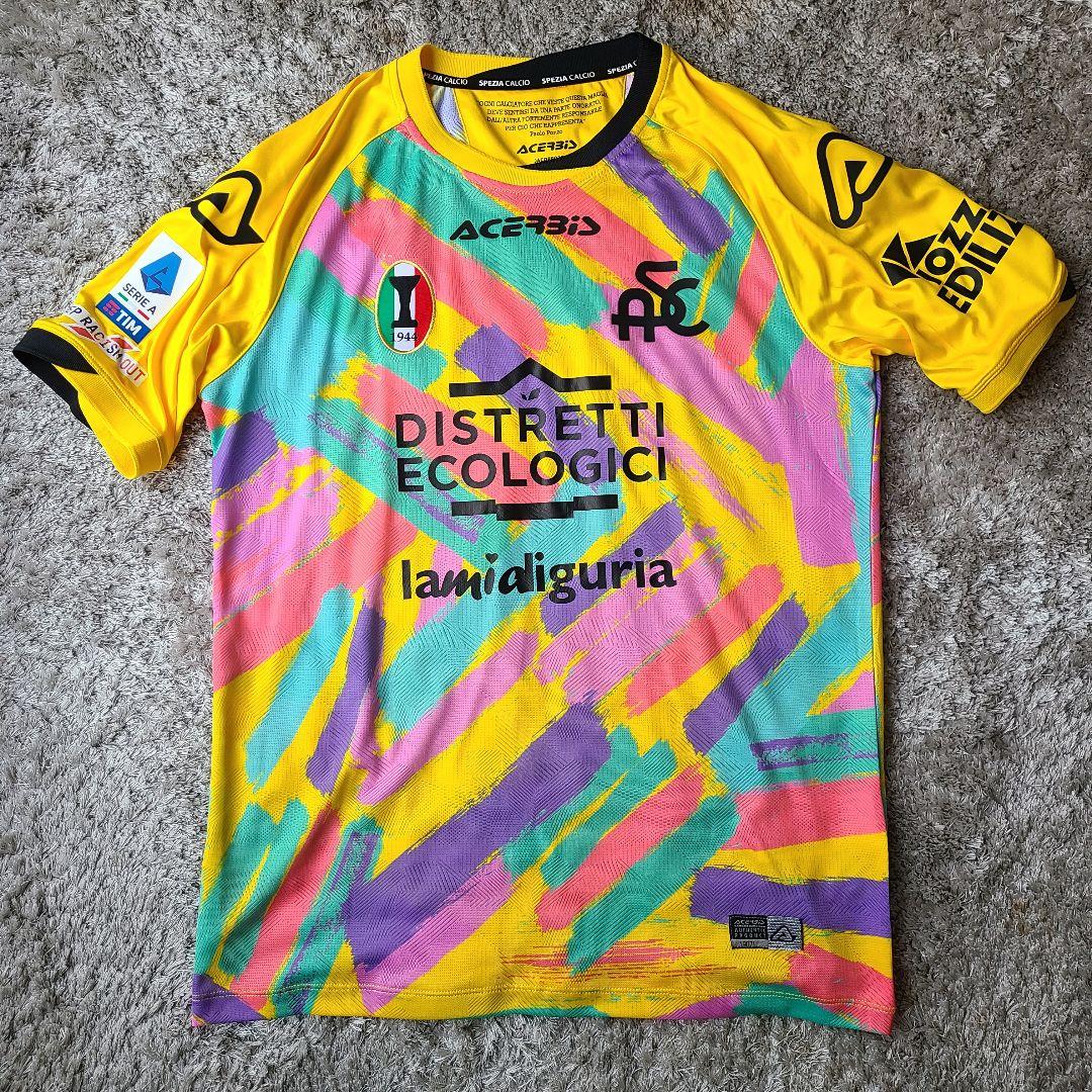 選手支給品サイン入り ジュリアス・ベック スペツィア・カルチョ サード