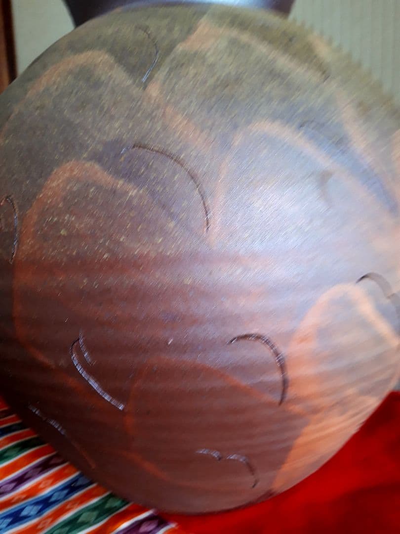 阿波大谷焼、矢野款一作の壺