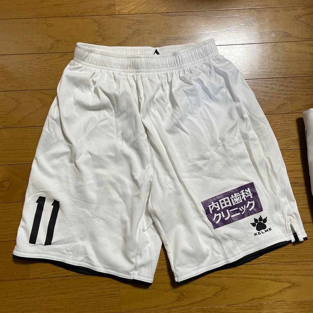 【支給品】いわてグルージャ盛岡　KELME ユニホーム ホワイト11番