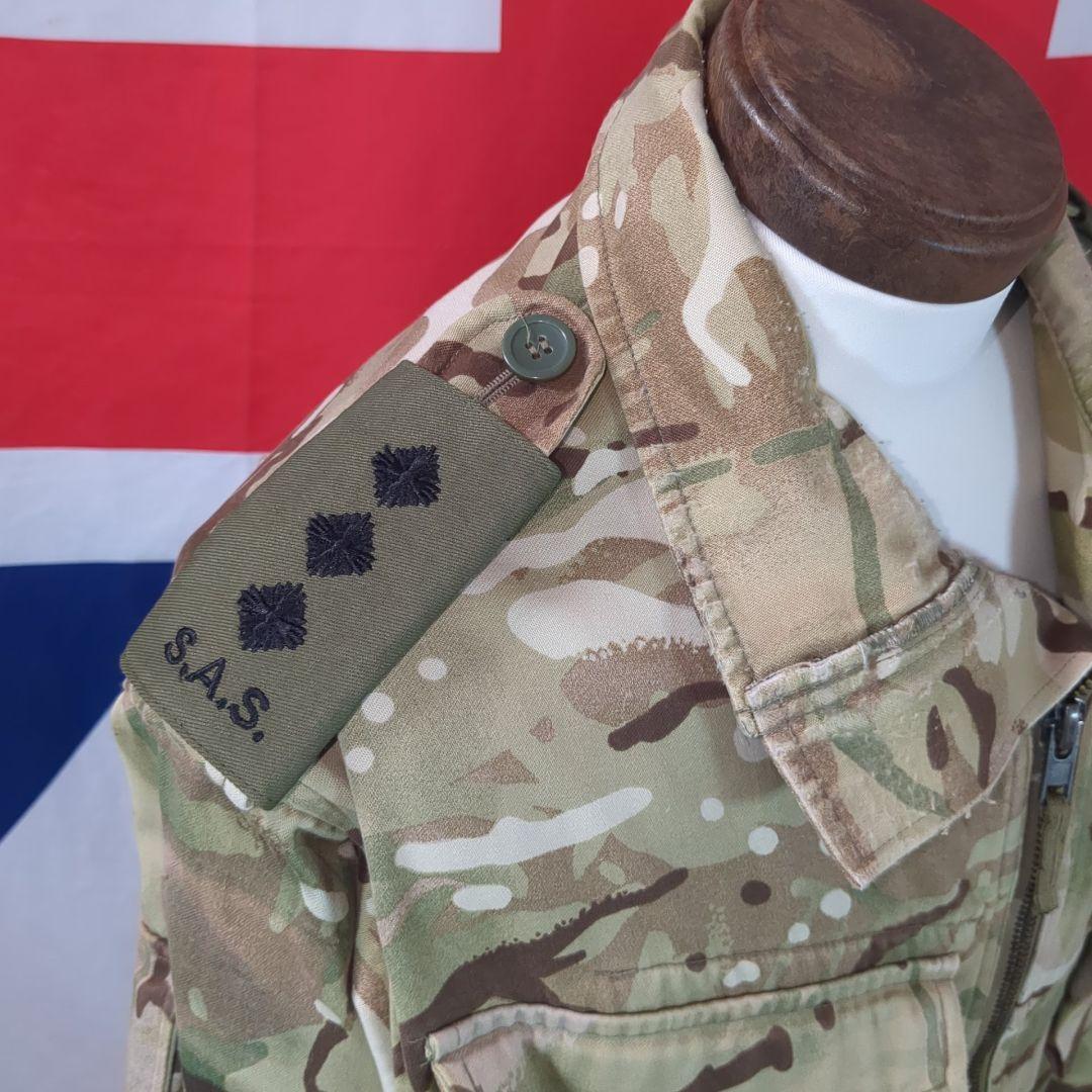 【実物】イギリス軍 SAS MTP 空挺スモック＋階級章＆ベレー帽