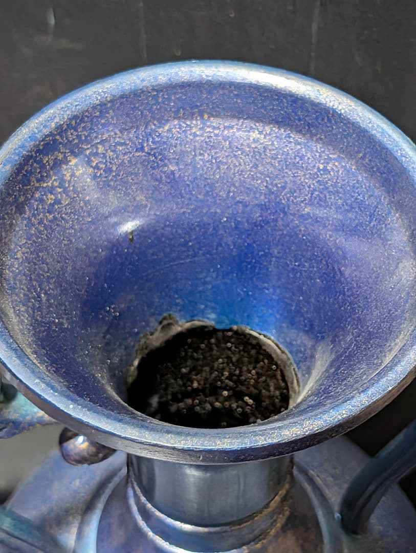 花瓶 イタリア コバルト 花瓶 Seguso Vetri d'Arte ？