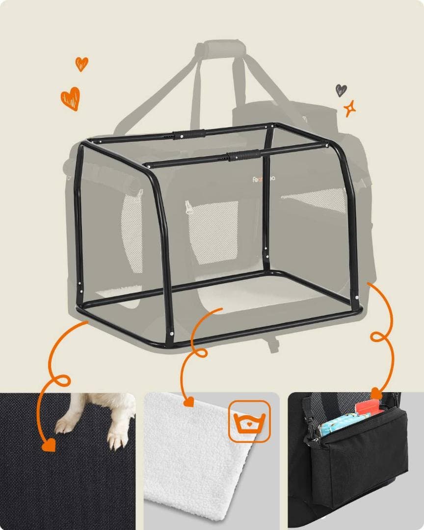 折りたたみ 可能 便利 ペットキャリー