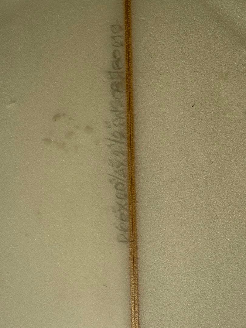 ホワイト ファンボード ラウンドスカッシュテール6.6簡易修理済み