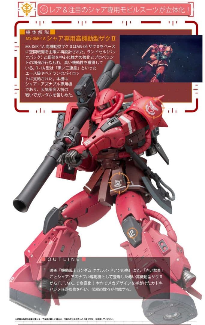 シャア専用高機動型ザクⅡ