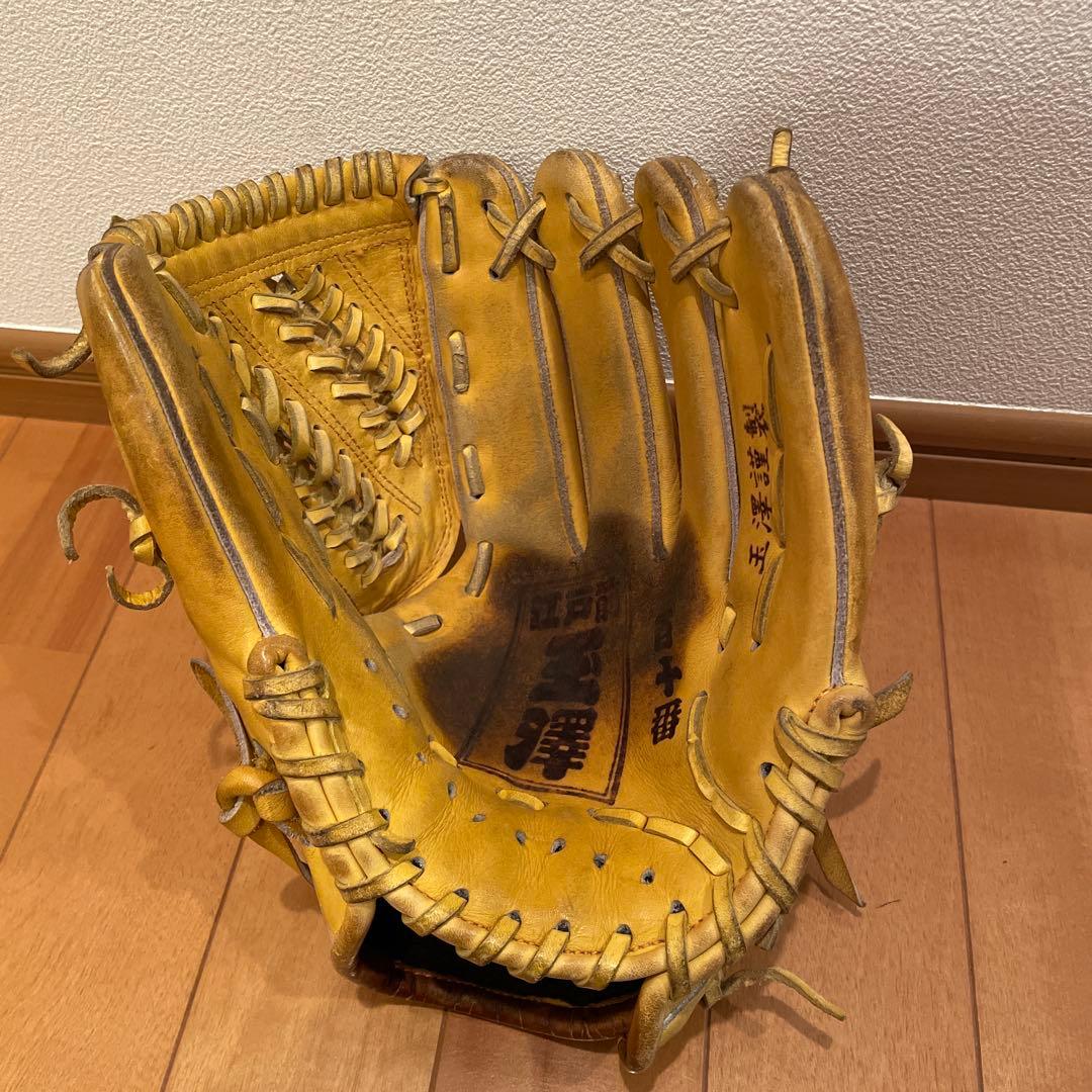 玉澤 野球グローブ イエロー　少年用