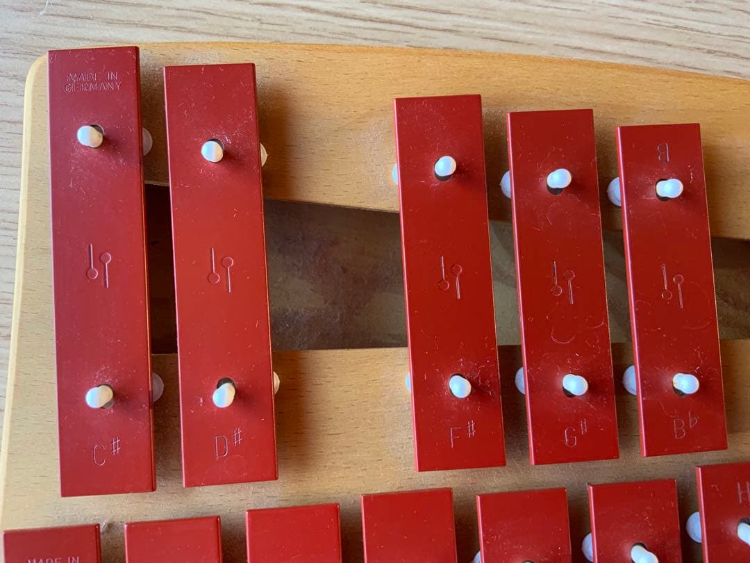 ２万 知育玩具 ドイツ ゾノア社 グロッケンシュピール メタルフォン NG-30