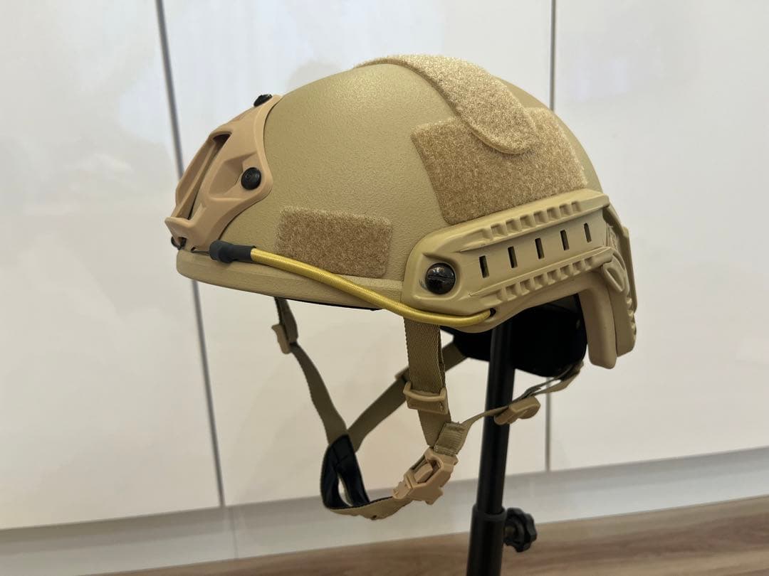 防弾ヘルメット　バリスティック　FAST タイプ　NIJ3A サバゲー　タン