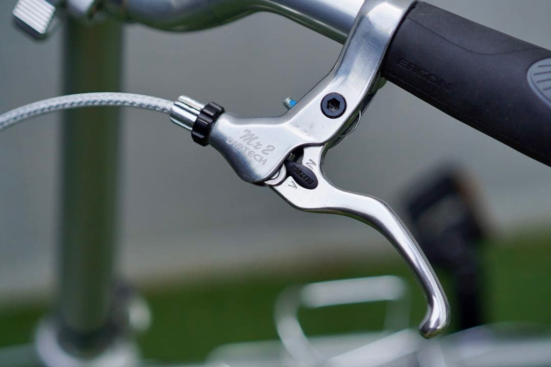 【引取り】ダホン　DOVE PLUS シルバー　美品　ミニベロ