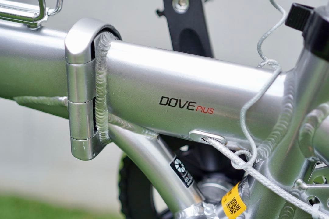 【引取り】ダホン　DOVE PLUS シルバー　美品　ミニベロ