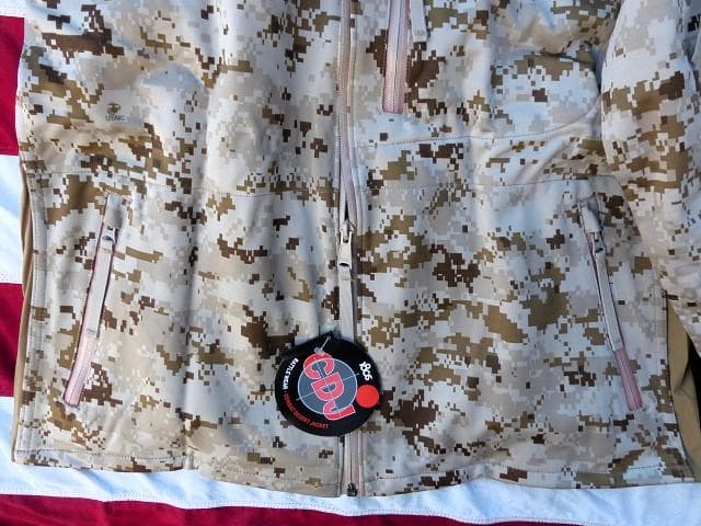 米軍実物　USMC　180S コンバットデザートジャケット L　マーパット　08