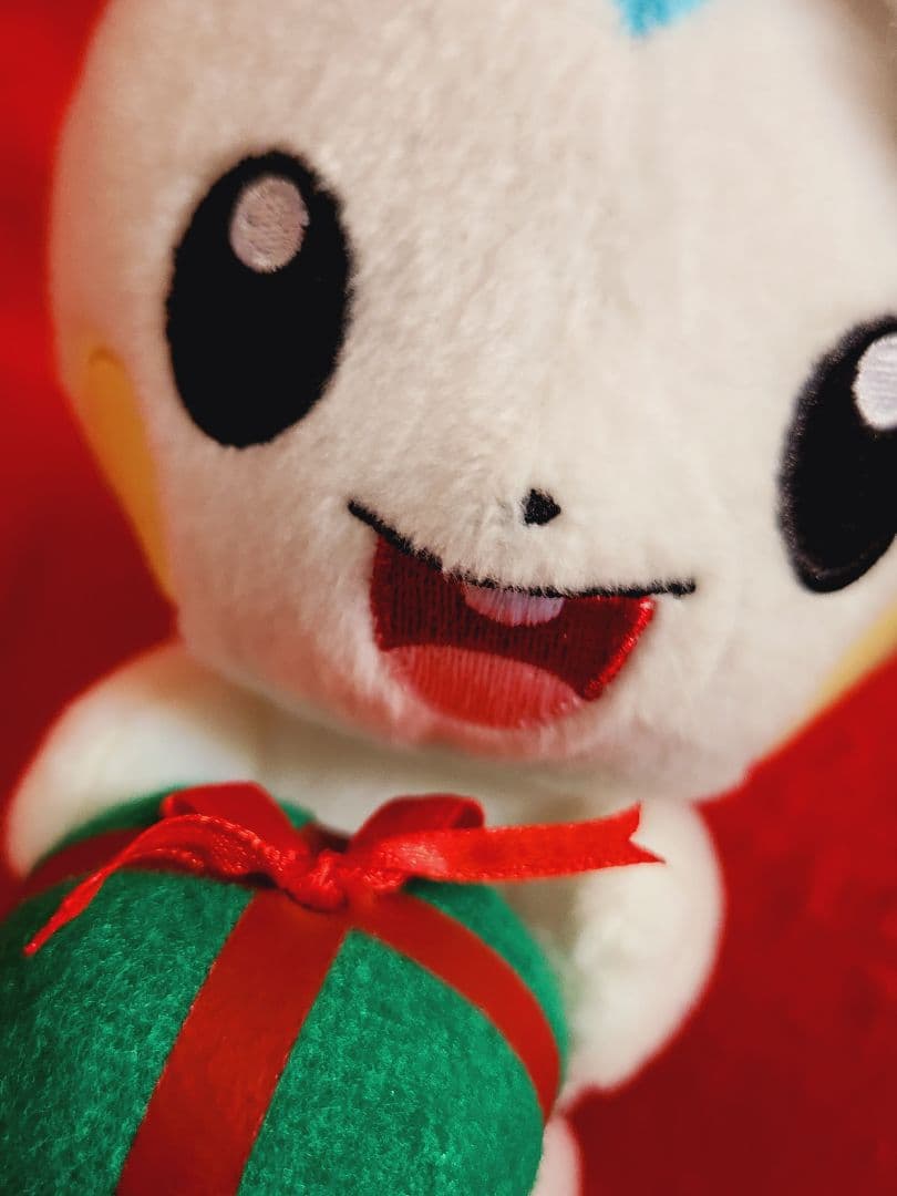 【 ポケモン 】2007年 ぬいぐるみ「 パチリス　クリスマス」