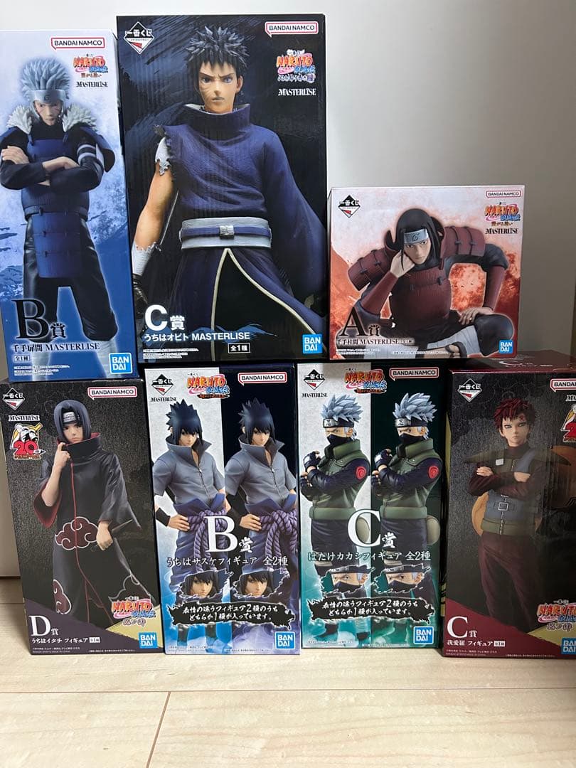こ*ん様 ナルト　NARUTO フィギュア　一番くじ　プライズ　まとめ売り　ロゴ
