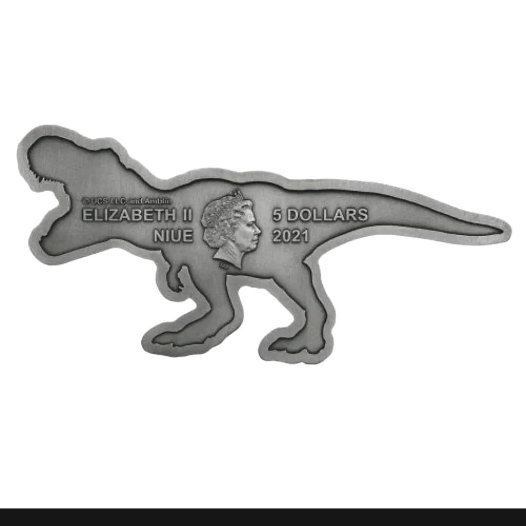 sale 純銀 ２オンス  ジュラックワールド　T-REX型　